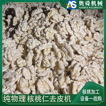 核桃仁去皮机 全自动核桃仁深加工设备 去皮时间可定